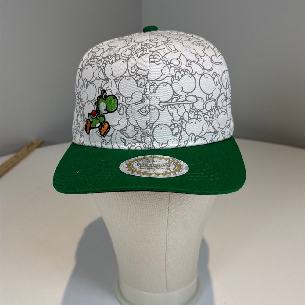 Nintendo Super Mario Green and White Yoshi Cap